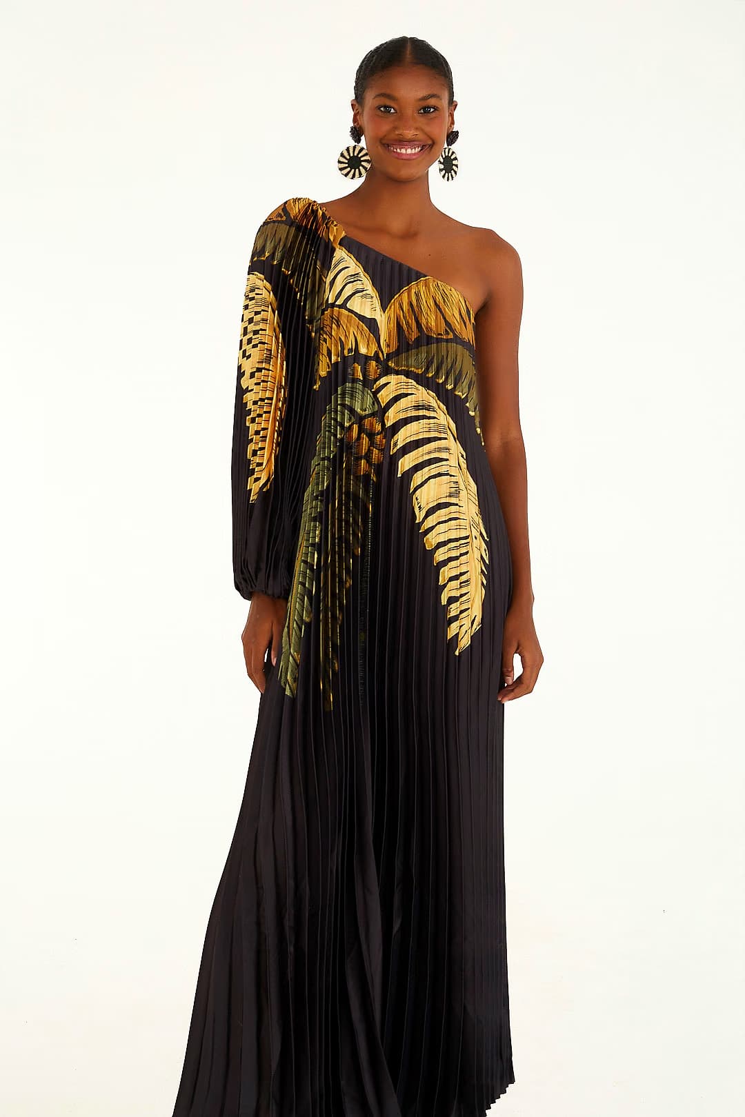 vestido plissado itacaré preto — foto 2
