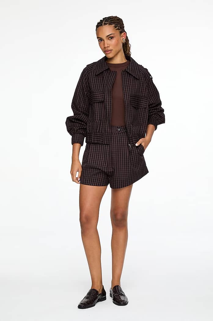 short aletas vichy